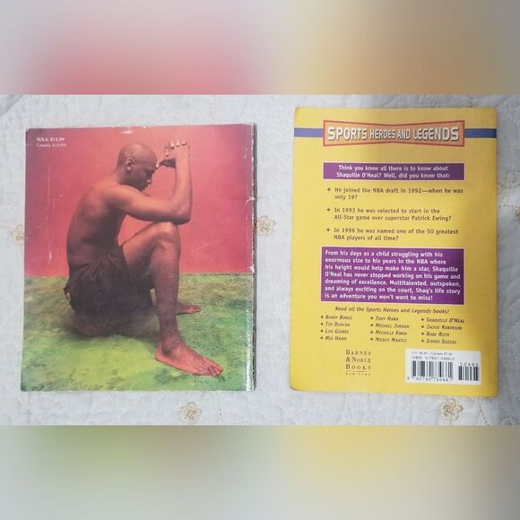 Michael jordan and shaq Basketball theme kids/teen book lot - Picture 2 of 2